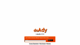 What Doady.com website looked like in 2016 (7 years ago)