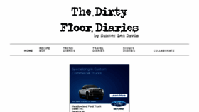 What Dirtyfloordiaries.com website looked like in 2016 (7 years ago)