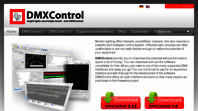 What Dmxcontrol.org website looked like in 2016 (7 years ago)
