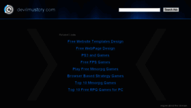 What Devilmustcry.com website looked like in 2016 (7 years ago)