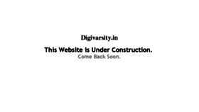 What Digivarsity.in website looked like in 2016 (8 years ago)