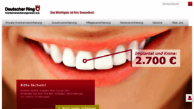 What Deutscherring-kranken.de website looked like in 2016 (7 years ago)
