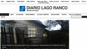 What Diariolagoranco.cl website looked like in 2016 (7 years ago)