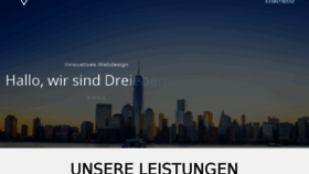 What Dreiebenen.de website looked like in 2016 (7 years ago)