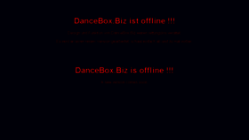 What Dancebox.biz website looked like in 2016 (8 years ago)