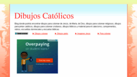 What Dibujoscatolicos.com website looked like in 2016 (7 years ago)