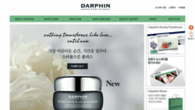 What Darphin.co.kr website looked like in 2016 (7 years ago)