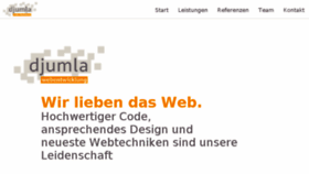 What Djumla.de website looked like in 2016 (8 years ago)