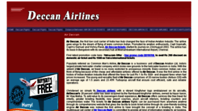 What Deccanairlines.in website looked like in 2016 (7 years ago)