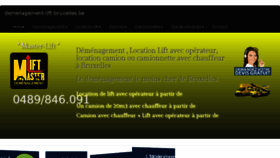 What Demenagement-lift-bruxelles.be website looked like in 2016 (7 years ago)
