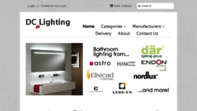 What Dclighting.co.uk website looked like in 2016 (7 years ago)