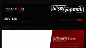 What Devlis.org website looked like in 2016 (7 years ago)