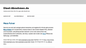 What Diaet-abnehmen.de website looked like in 2016 (7 years ago)