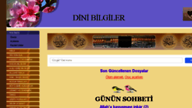 What Dinibilgiler.eu website looked like in 2016 (7 years ago)