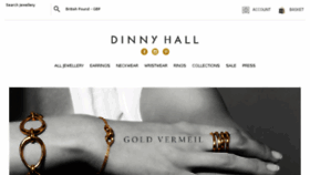 What Dinnyhall.com website looked like in 2016 (7 years ago)
