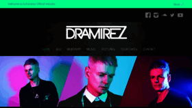 What Dramirez.com website looked like in 2016 (7 years ago)