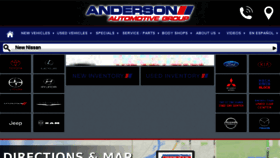 What Driveanderson.com website looked like in 2016 (7 years ago)