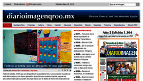 What Diarioimagenqroo.mx website looked like in 2016 (7 years ago)
