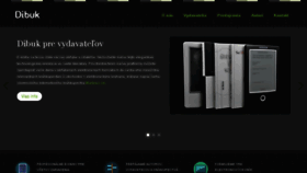 What Dibuk.sk website looked like in 2016 (7 years ago)