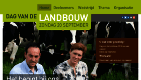 What Dagvandelandbouw.be website looked like in 2016 (7 years ago)