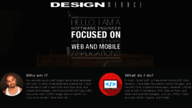 What Designmenace.com website looked like in 2016 (7 years ago)