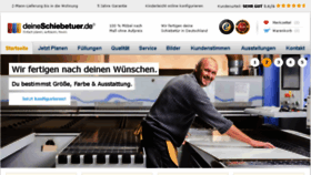 What Deineschiebetuer.de website looked like in 2016 (7 years ago)