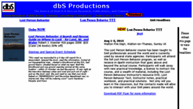What Dbs-sar.com website looked like in 2016 (7 years ago)