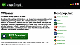 What Down4load.com website looked like in 2016 (7 years ago)