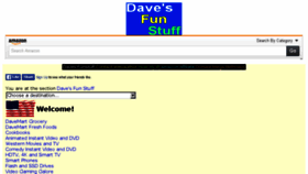 What Davesfunstuff.com website looked like in 2016 (7 years ago)