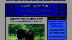What Doublehelixranch.com website looked like in 2016 (7 years ago)