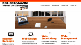 What Der-bergmann.marketing website looked like in 2016 (7 years ago)