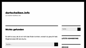 What Dartscheiben.info website looked like in 2016 (7 years ago)