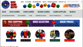 What Dicegamers.com website looked like in 2016 (7 years ago)