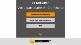 What Derbigum.fr website looked like in 2016 (7 years ago)