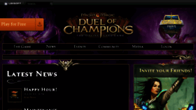 What Duelofchampions.com website looked like in 2016 (7 years ago)