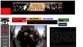 What Dublinpubcrawl.com website looked like in 2016 (7 years ago)