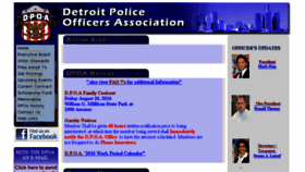What Detroitpoa.com website looked like in 2016 (7 years ago)