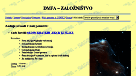 What Dmfa-zaloznistvo.si website looked like in 2016 (7 years ago)