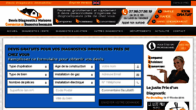 What Devis-diagnostics-maisons.fr website looked like in 2016 (7 years ago)