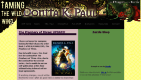 What Donitakpaul.com website looked like in 2016 (8 years ago)