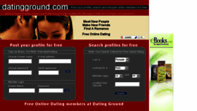 What Datingground.com website looked like in 2016 (7 years ago)
