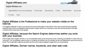 What Digital-affiliates.com website looked like in 2016 (7 years ago)