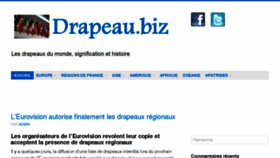 What Drapeau.biz website looked like in 2016 (7 years ago)
