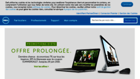 What Dell.fr website looked like in 2016 (7 years ago)