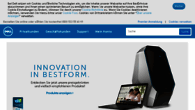 What Dell.de website looked like in 2016 (7 years ago)