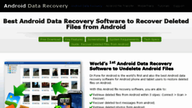 What Data-recovery-android.com website looked like in 2016 (9 years ago)