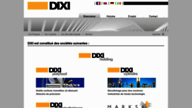 What Dixi.com website looked like in 2016 (7 years ago)