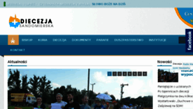 What Diecezjasandomierska.pl website looked like in 2016 (7 years ago)