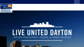 What Dayton-unitedway.org website looked like in 2016 (7 years ago)