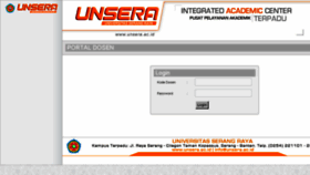 What Dosen.unsera.ac.id website looked like in 2016 (7 years ago)